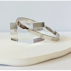 Ασημένιο βραχιόλι βέργα με βίδες (SB35)